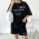 RacingプリントTシャツ×ショートパンツSET 春 夏 | Alvia | 詳細画像17