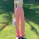 ハイウエストワイドストレートカラーパンツ 韓国 パンツ | Alvia | 詳細画像5