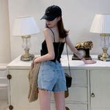 ラインストーンデニムショートパンツ 春 夏 | CHEER【WOMEN】 | 詳細画像10