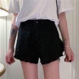 ラインストーンデニムショートパンツ 春 夏 | CHEER【WOMEN】 | 詳細画像12