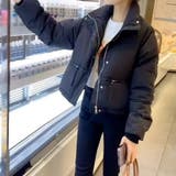 クロップド丈ラグラン中綿ジップブルゾン 秋 冬 | CHEER【WOMEN】 | 詳細画像2