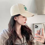 Vintage刺しゅうキャップ 韓国 キャップ | Alvia | 詳細画像4