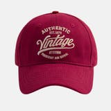 レッド | Vintage刺しゅうキャップ 韓国 キャップ | Alvia