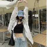 リボンプリントオーバーサイズシャツ | Alvia | 詳細画像10
