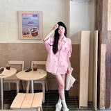 リボンプリントオーバーサイズシャツ | Alvia | 詳細画像14