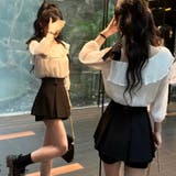 リボン付きオフショルブラウス | Alvia | 詳細画像6