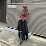 レースチェックチュールトップス | Alvia | 詳細画像4