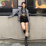 異素材ミックスシアートップス レイヤード風Y2Kスタイル 切り替えチュールトップス | Alvia | 詳細画像11