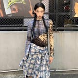 異素材ミックスシアートップス レイヤード風Y2Kスタイル 切り替えチュールトップス | Alvia | 詳細画像13