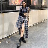 異素材ミックスシアートップス レイヤード風Y2Kスタイル 切り替えチュールトップス | Alvia | 詳細画像8