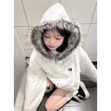 ファー付きフード ジップアップパーカー/オーバーサイズフーディー | Alvia | 詳細画像11