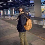 選べる素材(裏起毛 通常)ファーフードジップアップパーカー ロングシーズン | Alvia | 詳細画像3 