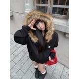 選べる素材(裏起毛 通常)ファーフードジップアップパーカー ロングシーズン | Alvia | 詳細画像16 