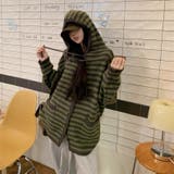 オーバーサイズ ボーダーニットカーディガン | Alvia | 詳細画像16