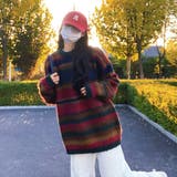 レッド | ニットプルオーバー | Alvia