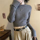 着回し力抜群 ショート丈ニットトップス | Alvia | 詳細画像1