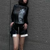 Y2Kガール 抽象プリント チュールトップス | Alvia | 詳細画像12