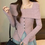 2WAYリブニットトップス | Alvia | 詳細画像11 