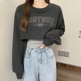 刺繍ロゴ タンクトップショートTシャツ 2点セット | Alvia | 詳細画像7