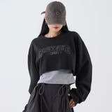 刺繍ロゴ タンクトップショートTシャツ 2点セット | Alvia | 詳細画像8