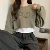 刺繍ロゴ タンクトップショートTシャツ 2点セット | Alvia | 詳細画像2