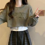 刺繍ロゴ タンクトップショートTシャツ 2点セット | Alvia | 詳細画像5