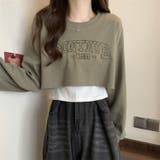 刺繍ロゴ タンクトップショートTシャツ 2点セット | Alvia | 詳細画像6