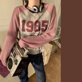 ピンク | ドッキング 配色Tシャツ | Alvia