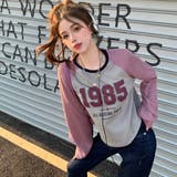 ドッキング 配色Tシャツ | Alvia | 詳細画像7
