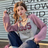 ドッキング 配色Tシャツ | Alvia | 詳細画像1