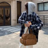 フード付きゆったりチェック柄シャツ | Alvia | 詳細画像4