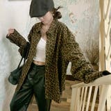 オーバーサイズレオパード柄シャツ | Alvia | 詳細画像2