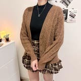 ケーブル編みVネックニットカーディガン | Alvia | 詳細画像7