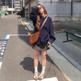 チェック切替 オーバーサイズ裏起毛フェイクレイヤードプルオーバー/トレーナー | Alvia | 詳細画像11