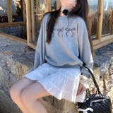 リボント刺繍ゆったりトレーナー | Alvia | 詳細画像9 