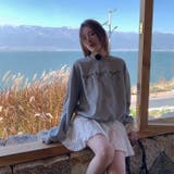 リボント刺繍ゆったりトレーナー | Alvia | 詳細画像10 