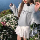 リボント刺繍ゆったりトレーナー | Alvia | 詳細画像11 