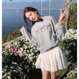 リボント刺繍ゆったりトレーナー | Alvia | 詳細画像13 