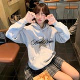 レオパードスターロゴプリントパーカー 裏起毛 | Alvia | 詳細画像9 