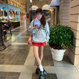 レオパードスターロゴプリントパーカー 裏起毛 | Alvia | 詳細画像11 