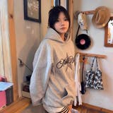 レオパードスターロゴプリントパーカー 裏起毛 | Alvia | 詳細画像4 