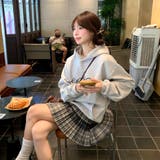 レオパードスターロゴプリントパーカー 裏起毛 | Alvia | 詳細画像8 