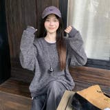 裏起毛ボーダートレーナー | Alvia | 詳細画像8 