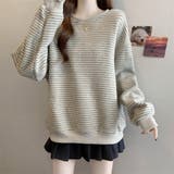 裏起毛ボーダートレーナー | Alvia | 詳細画像19 