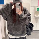 裏起毛ボーダートレーナー | Alvia | 詳細画像24 