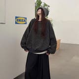 裏起毛ボーダートレーナー | Alvia | 詳細画像25 