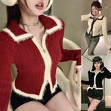 ダブルジップニットトップス | Alvia | 詳細画像1