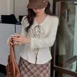 レースアップトップス | Alvia | 詳細画像4 