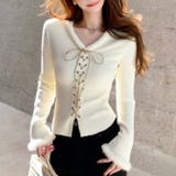 レースアップトップス | Alvia | 詳細画像6 