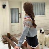 ノルディック柄ニットプルオーバー | Alvia | 詳細画像4